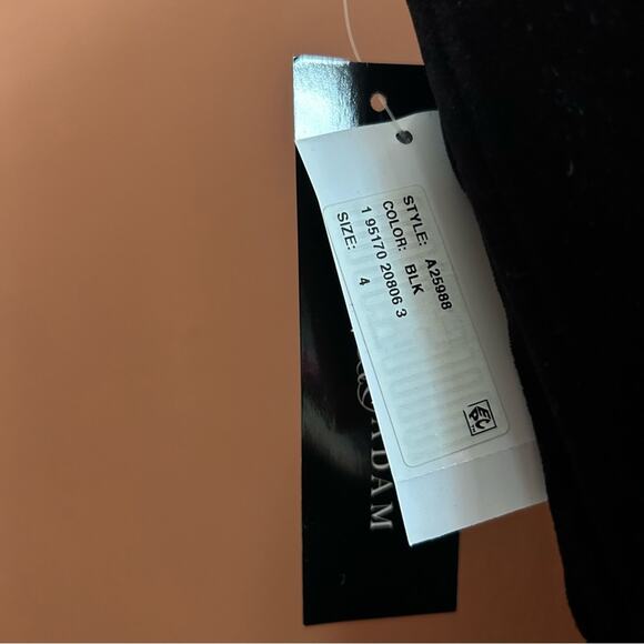 Betsy & Adam Velvet Mesh Fit and Flare Tiered Ruffle Mini Party Dress NWT Size 4 - Picture 7 of 8